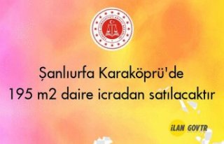 Şanlıurfa Karaköprü'de 195 m² daire icradan...