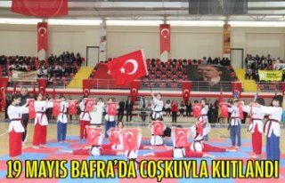 19 Mayıs Bafra’da Coşkuyla Kutlandı