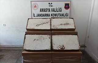 Amasya'da 125 bin bandrolsüz makaron ele geçirildi