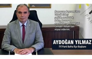 Başkan Aydoğan Yılmaz’dan Ramazan Bayramı Mesajı