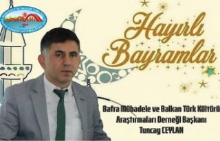 Başkan Tuncay Ceylan'dan Ramazan Bayramı Mesajı