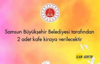 Samsun Büyükşehir Belediyesi tarafından 2 adet...
