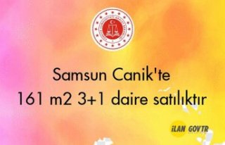 Samsun Canik'te 161 m² 3+1 daire icradan satılıktır