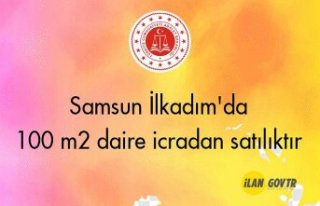 Samsun İlkadım'da 100 m2 daire icradan satılıktır