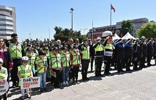 Samsun'da Karayolu Trafik Haftası kutlandı