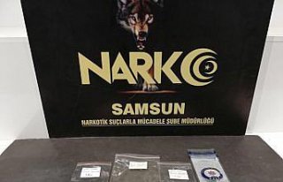 Samsun'da uyuşturucuyla yakalanan şüpheli tutuklandı