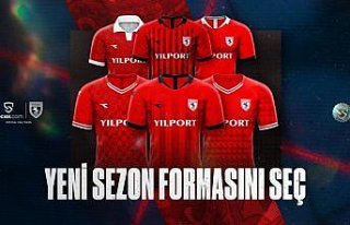 Samsunspor'un yeni sezon formasını taraftar...