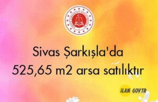 Sivas Şarkışla'da 525,65 m² arsa mahkemeden...
