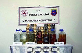Tokat'ta sahte içki operasyonunda 1 kişi yakalandı
