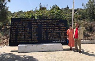 48 yıl sonra Kıbrıs'a giderek şehit arkadaşları...