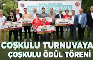 COŞKULU TURNUVAYA ÇOŞKULU ÖDÜL TÖRENİ