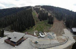 Ilgaz Dağı'ndaki kayak tesisi artık yaz aylarında...