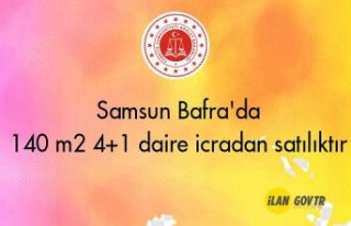 Samsun Bafra'da 140 m² 4+1 daire icradan satılıktır