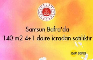 Samsun Bafra'da 140 m² 4+1 daire icradan satılıktır