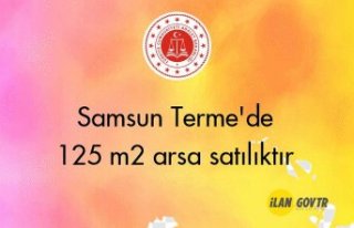 Samsun Terme'de 125 m² arsa icradan satılıktır