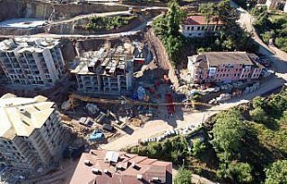 Kastamonu'da inşaat vincinin devrilmesi sonucu bir...