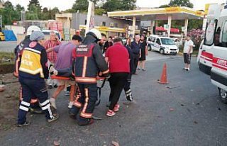 Ordu'da hafif ticari aracın devrildiği kazada 1...