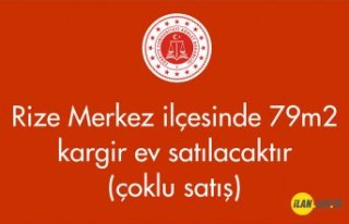 Rize Merkez ilçesinde 79m² kargir ev satılacaktır...
