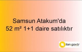 Samsun Atakum'da 52 m² 1+1 daire icradan satılıktır