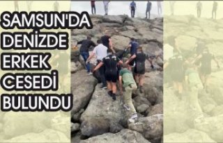 Samsun'da denizde erkek cesedi bulundu