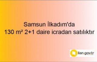 Samsun İlkadım'da 130 m² 2+1 daire icradan...