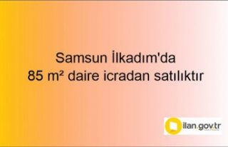 Samsun İlkadım'da 85 m² daire icradan satılıktır