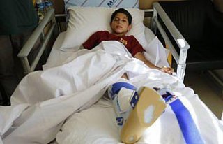 Samsun'da 10 yaşındaki çocuğun kopan ayağı yerine...