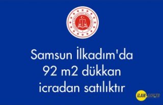 Samsun İlkadım'da 92 m² dükkan icradan satılıktır