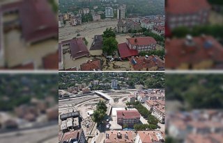 Bozkurt'ta sel felaketinin izleri siliniyor