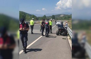 Karabük'te devrilen ATV'nin sürücüsü ağır yaralandı