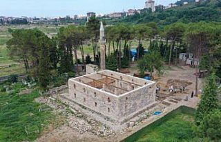 Ordu'da tarihi caminin restorasyonunda 600 yıllık...
