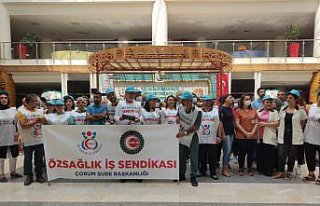 Öz Sağlık-İş Sendikası Çorum Şubesinden tıbbi...