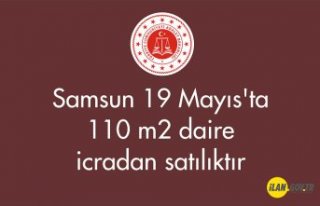 Samsun 19 Mayıs'ta 110 m² daire icradan satılıktır