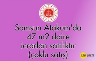 Samsun Atakum'da 47 m² daire icradan satılıktır(çoklu...