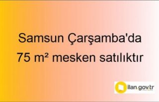 Samsun Çarşamba'da 75 m² mesken mahkemeden...