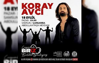 Çarşamba'da Koray Avcı konseri düzenlenecek