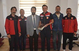 Espiye Müftüsü Gülbe İtfaiye Müdürlüğünü...