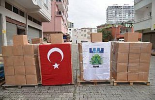 Espiye'den Pakistan'a yardım