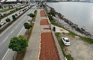 Giresun'da üreticilerin fındık kurutma mesaisi...