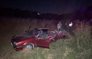 Kastamonu'da devrilen otomobilin sürücüsü yaralandı