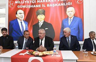 MHP Genel Başkan Yardımcısı Semih Yalçın, Gümüşhane'de...