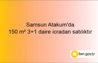 Samsun Atakum'da 150 m² 3+1 daire icradan satılıktır