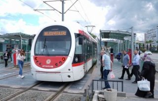 Samsun'da tramvaylar TEKNOFEST KARADENİZ boyunca...
