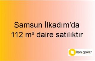 Samsun İlkadım'da 112 m² daire mahkemeden...