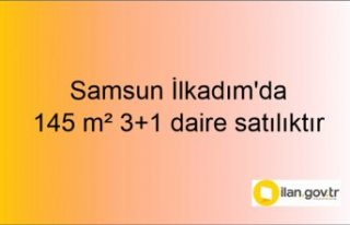 Samsun İlkadım'da 145 m² 3+1 daire icradan...