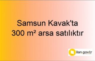 Samsun Kavak'ta 300 m² arsa mahkemeden satılıktır