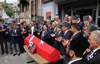 Türkiye'nin en yaşlı gazisi Cesuroğlu'nun cenazesi,...