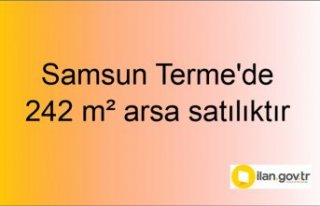 Samsun Terme'de 242 m² arsa icradan satılıktır