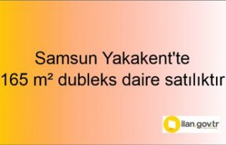 Samsun Yakakent'te 165 m² dubleks daire icradan...