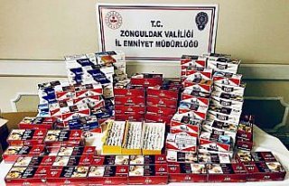 Zonguldak'ta 30 bin makaron ele geçirildi